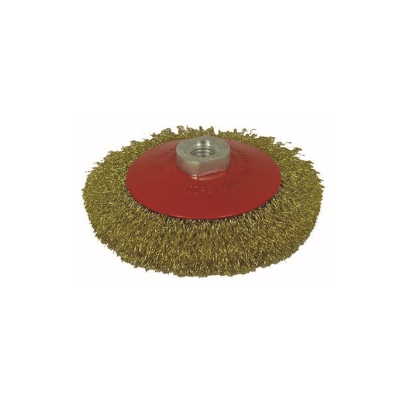 Partner 03031 M14 Vidalı Sarı Telli Fırça 100 mm