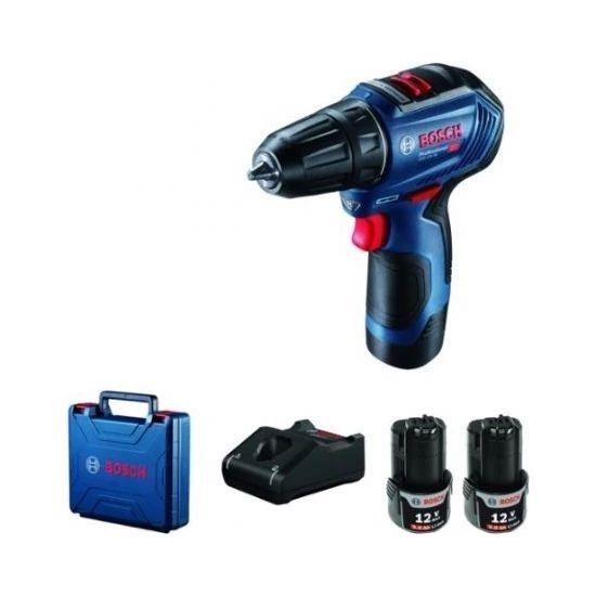 Bosch GSR 12V-30 Li Çift Akülü Vidalama Çantalı