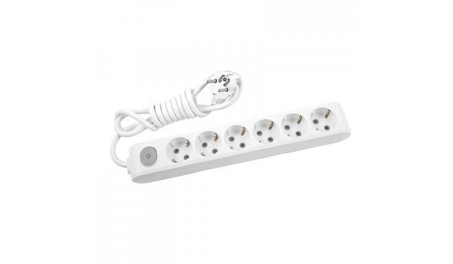 Viko Multilet 6 lı Anahtarlı 3 Metre Kablolu Grup Priz