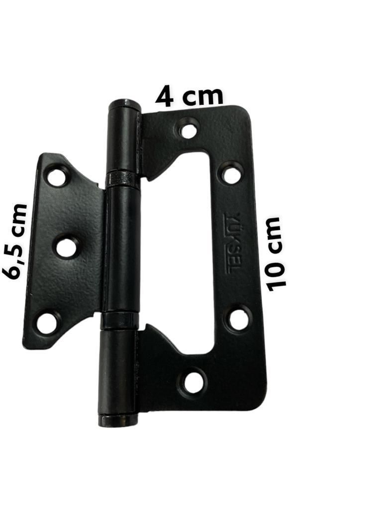 Yüksel 10 cm Siyah Çelik Kelebek Menteşe