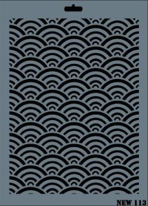 Rich New Seri N-113 Stencil 35x25 cm