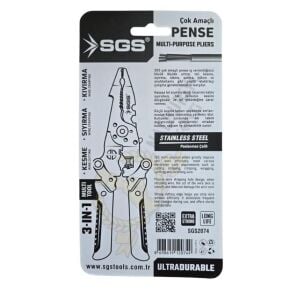 Sgs 2074 Çok Amaçlı Elektrikçi Pense Seti