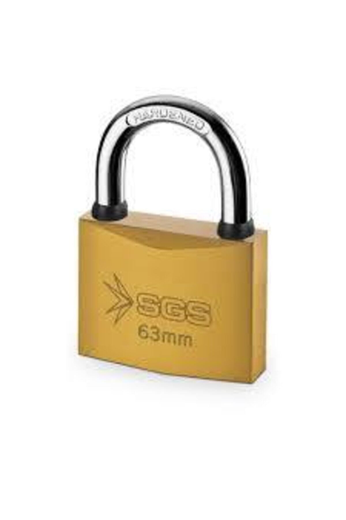 SGS 1345 Sarı Asma Kilit Kısa 63 mm