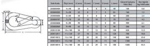 Ennalbur Karabina Yaylı 6 mm ( 5 Adet )