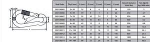 Ennalbur Karabina Vidalı 4 mm ( 5 Adet )