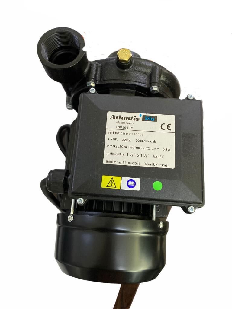 Atlantis End 1,5 HP Tel Kademeli Santrifüj Pompa