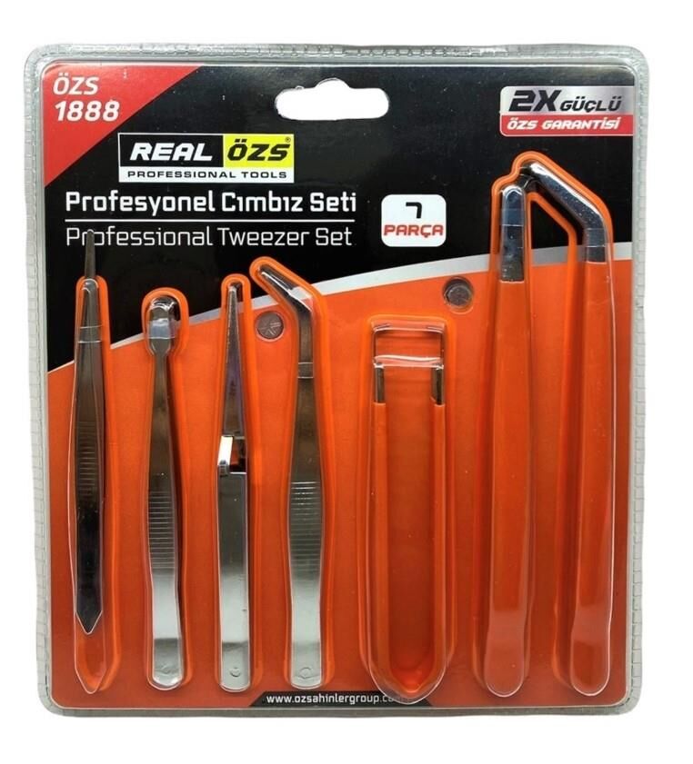 Ennalbur Real Özs 1888 Profesyonel Cımbız Seti 7 Parça