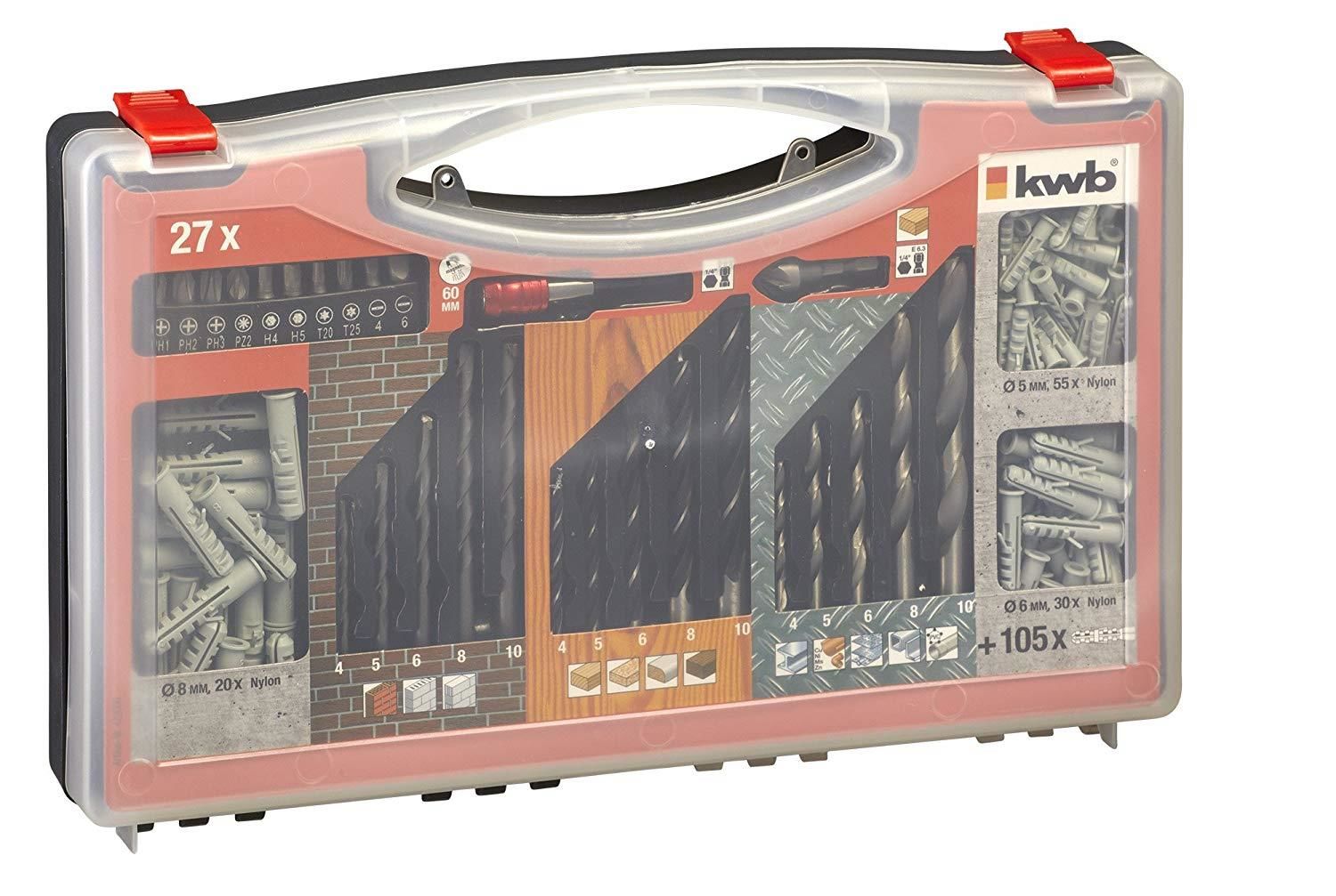 KWB 423000 Matkap Uç Bits Seti 132 Parça