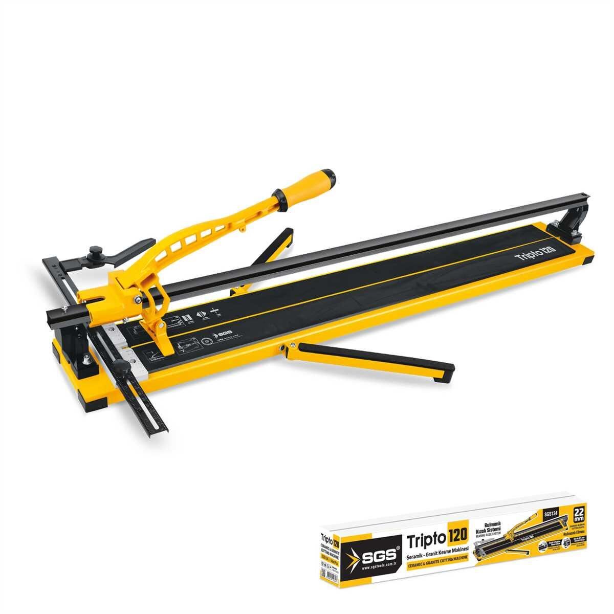 SGS 134 Tripto120 Seramik Granit Fayans Kesme Makinası 120 cm
