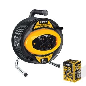 Sgs 2133 20 Metre Makaralı Uzatma Kablosu 3X2,5 Kablo