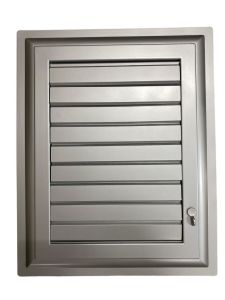 Plastik Menfez 30X30 Gümüş Banyo WC Havalandırma