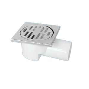 Gama Melez Yer Süzgeci 50 mm Yandan Çıkışlı 10x10 cm
