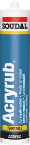 Soudal Acryrub Akrilik Mastik Beyaz 280 ml