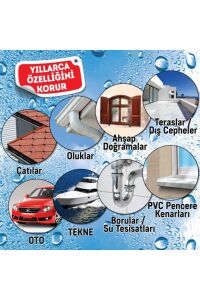 Vodaseal Leak Fix Kauçuk İzolasyon Spreyi 396 gr Beyaz