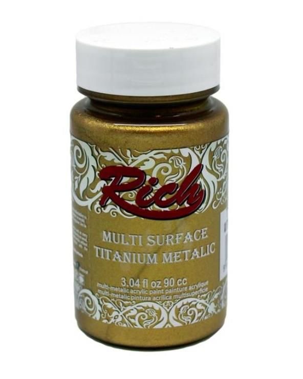 Rich Multi Surface Titanium 2524 Antik Altın Metalik 90 cc