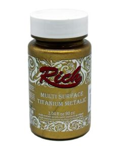 Rich Multi Surface Titanium 2524 Antik Altın Metalik 90 cc
