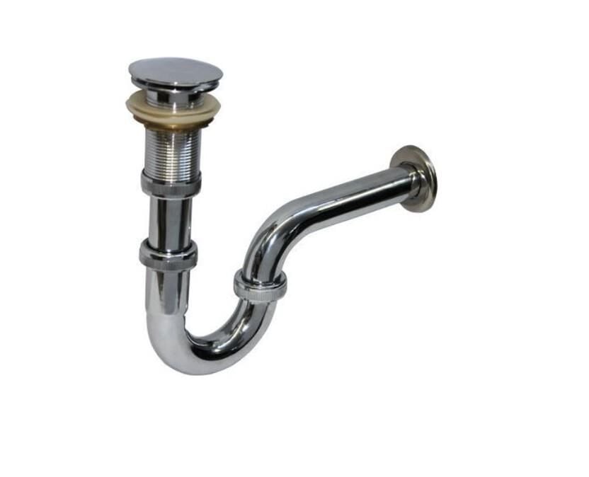 Ennalbur Krom Lavabo Sifonu Stoplu Pop-Up 32 mm