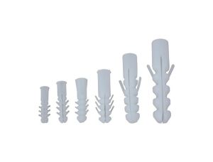 Plastik Dubel Beyaz 14 mm ( 20 Adet )