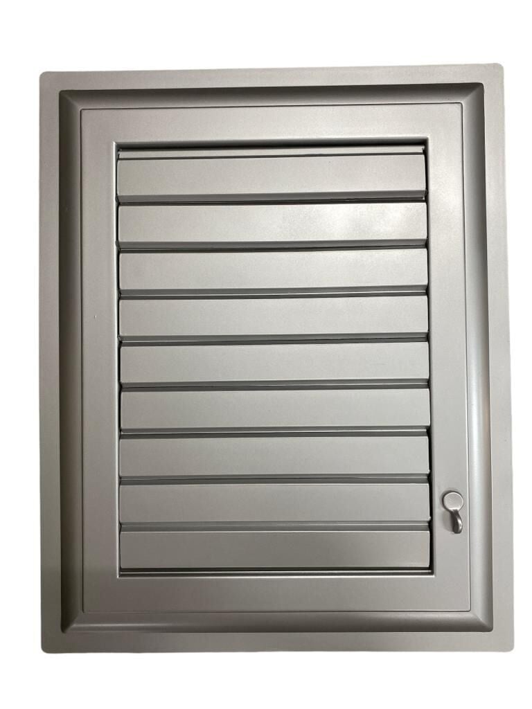 Plastik Menfez 45X55 Gümüş Banyo WC Havalandırma