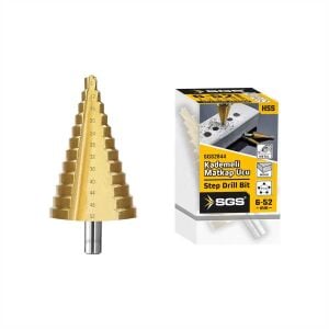 Sgs 2844 Hss Kademeli Matkap Uç 6-52 mm